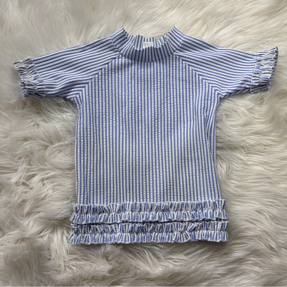 Ruffle butts swim top